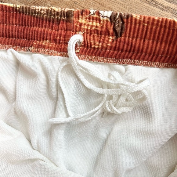 Vintage 70s Hawaiian Shorts Summer > L 29 30 31 - Picture 11 of 13